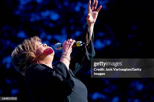 American Gospel and Soul singer Mavis Staples headlines the opening night of the Central Park SummerStage's 2008 season, New York, New York, June 13,...