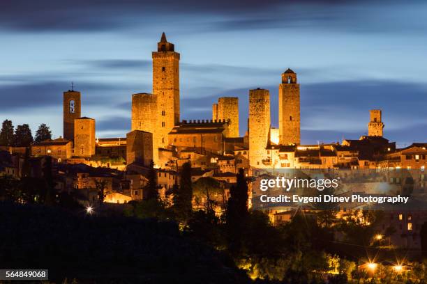 san gimignano - san gimignano - fotografias e filmes do acervo