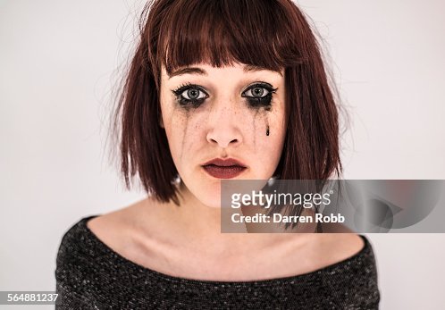 267 Woman Crying Mascara Photos and Premium High Res Pictures Getty