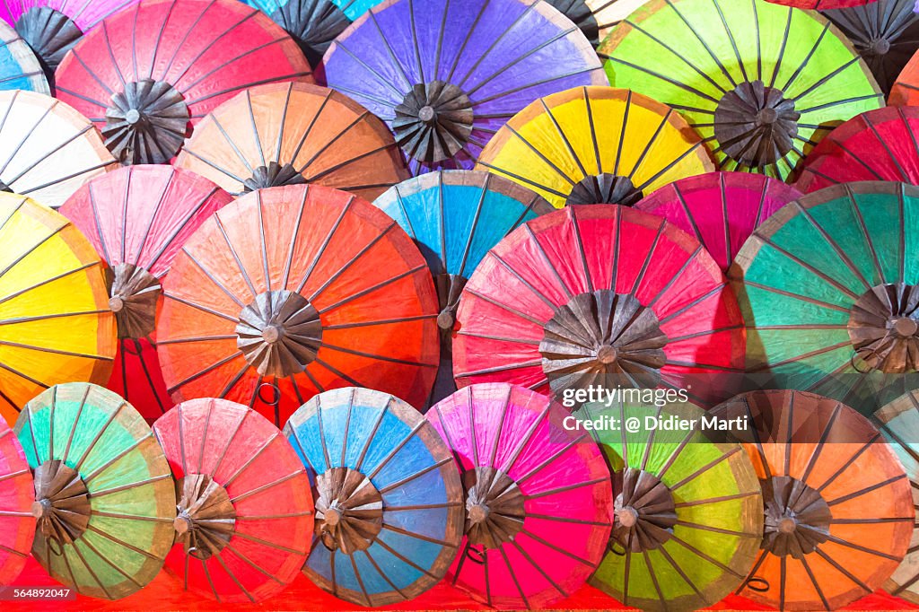 Paper umbrella in Luang Prabang