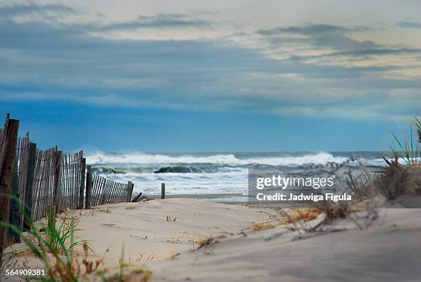 the restless ocean in maryland, united states - ocean city maryland stock pictures, royalty-free photos & images