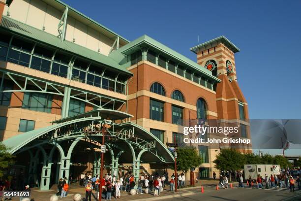 Minute Maid Park before Game Four of the Major League Baseball World Series between the Chicago White Sox and the Houston Astros on October 26, 2005...