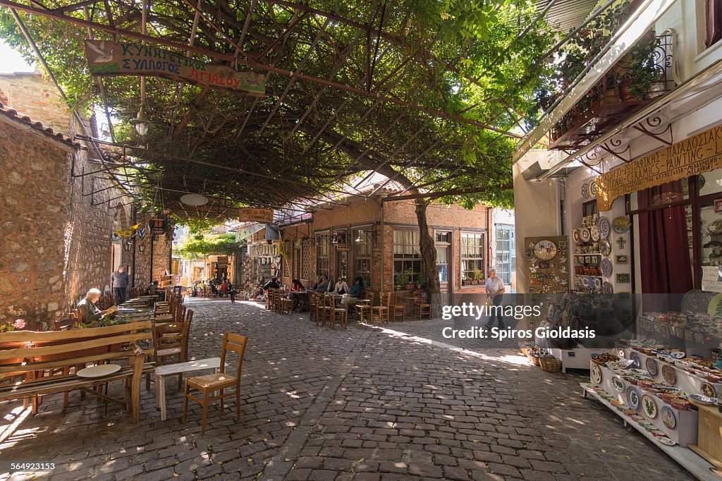 Street scene, Agiasos