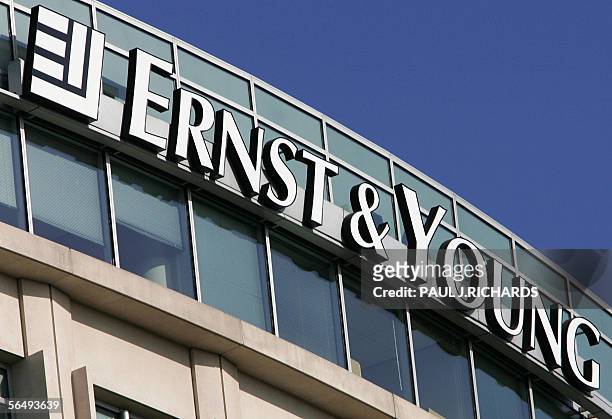 Photo of Ernst & Young, is shown at their Tyson's Corner, Virginia, office 27 December 2005. Ernst & Young is a leading audit and business advisory...