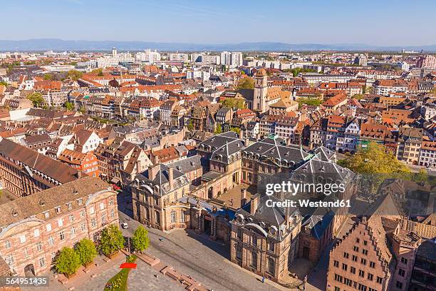 france, alsace, strasbourg, view over old town and palais rohan - strasbourg fotografías e imágenes de stock