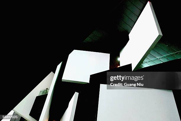 Man visits China National Film Museum on December 29, 2005 in Beijing, China. The museum opens on Thursday in China's capital to mark 100th...