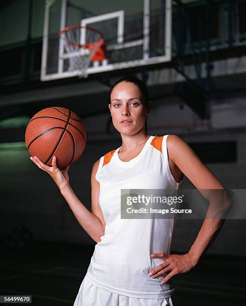 female basketball player - womens basketball stock-fotos und bilder