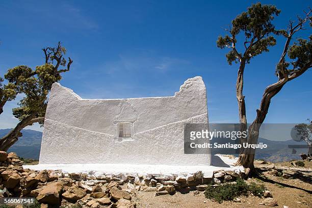 small mosque in the rif mountains - small juniper stock pictures, royalty-free photos & images