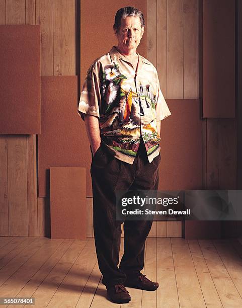 Brian Wilson of the Beach Boys poses for a studio portrait in Los Angeles, California, United States, 9th June 2004.