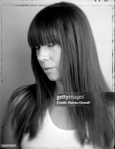 Chan Marshall of Cat Power poses for a portrait in Los Angeles, California, United States, 15th October 2003.