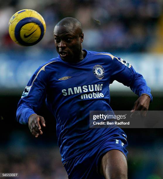 William Gallas of Chelsea in action during the Barclays Premiership match between Chelsea and Birmingham City at Stamford Bridge on December 31, 2005...