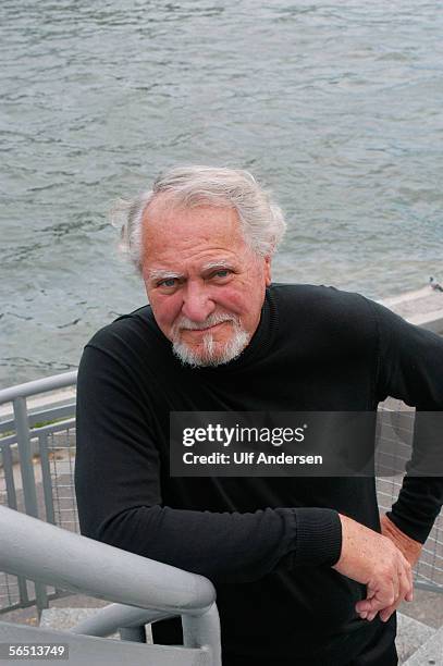 American author Clive Cussler poses while on a visit to Paris,France on the 13th of September 2004.