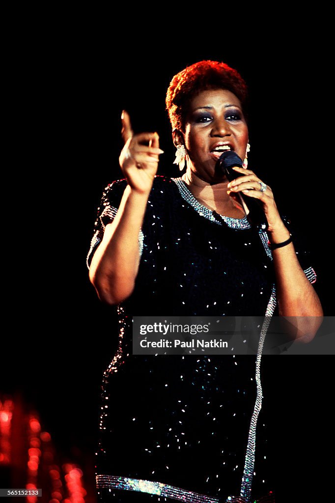 Aretha Franklin At The Hyatt Hotel