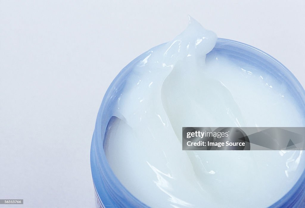 A tub of moisturiser