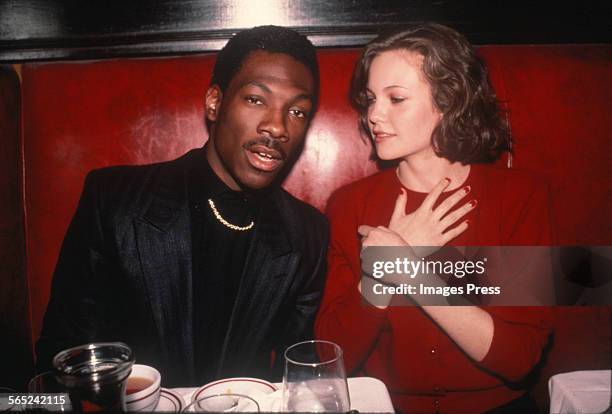 Eddie Murphy and Diane Lane circa 1983 in New York City.