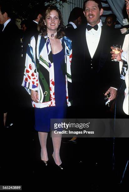 Patty Hearst and Bernard Shaw circa 1987 in New York City.
