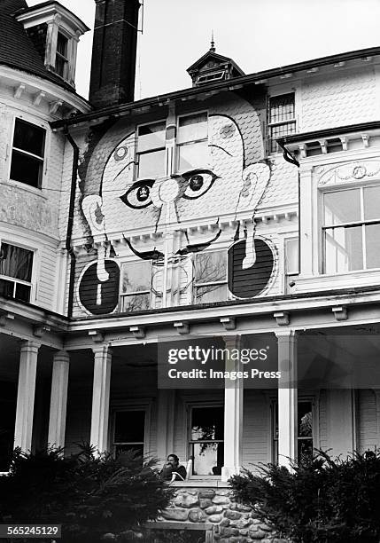 Home of Timothy Leary circa 1966 in Millbrook, New York.