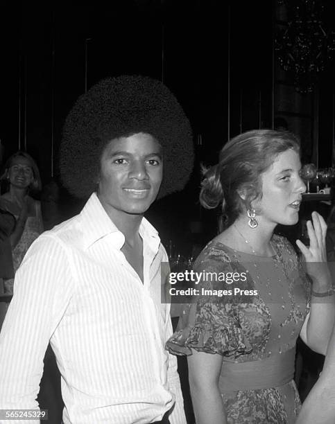 1970s: Michael Jackson and Caroline Kennedy circa 1970s in New York City.