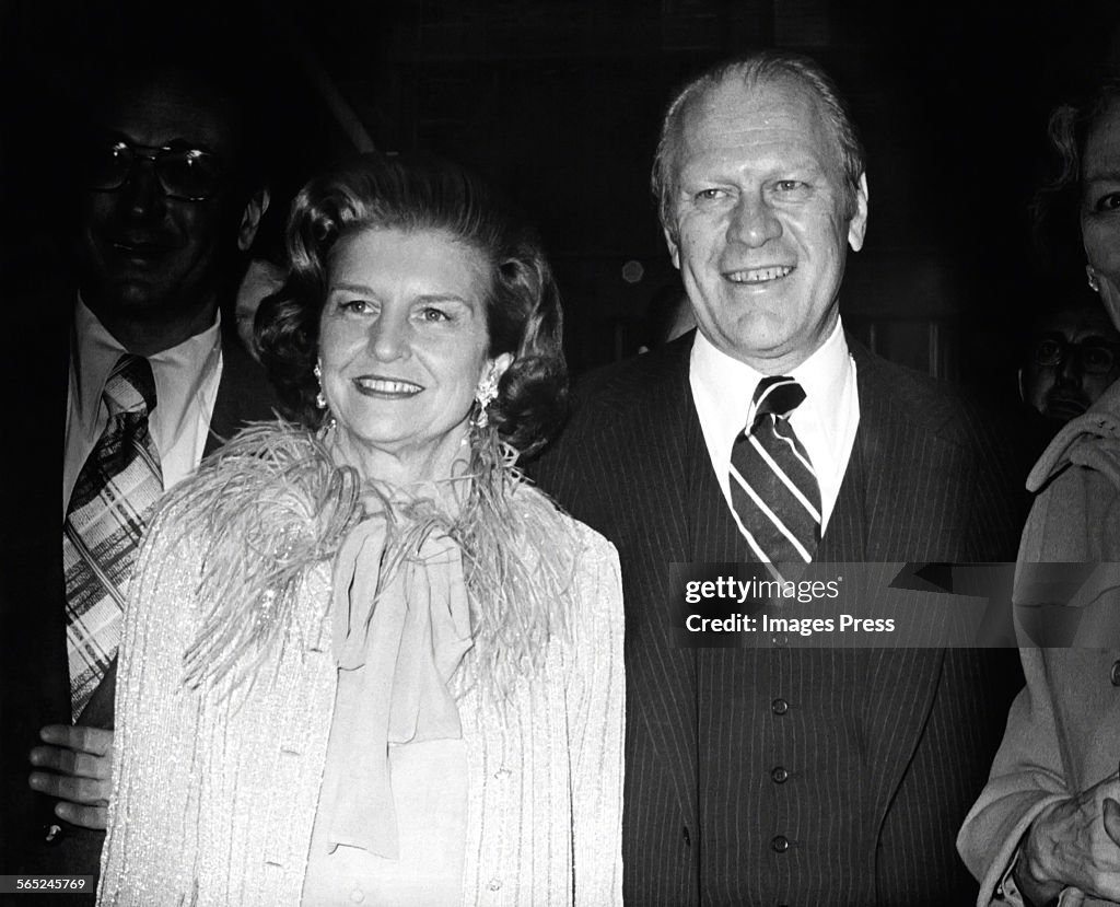 Gerald Ford and wife Betty Ford
