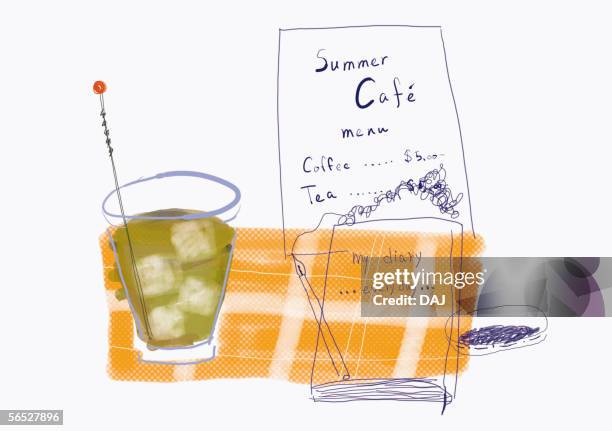 cafeteria - cafe interior no people stock illustrations