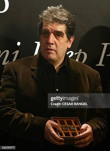 Spanish writer Eduardo Lago poses in Barcelona after winning Spain's Literatura Nadal Award with his book "Call me Brookling", 06 January 2006. The...