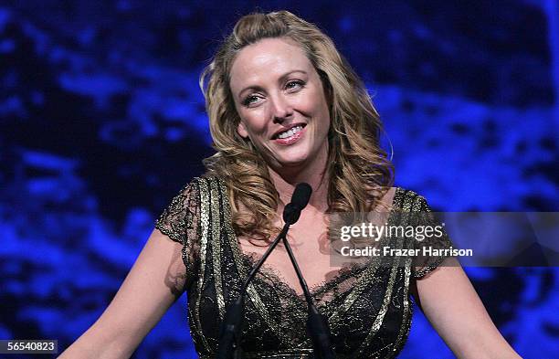 Actress Virginia Madsen onstage at the 17th Annual Palm Springs International Film Festival Gala at the Palm Springs Convention Center on January 7,...