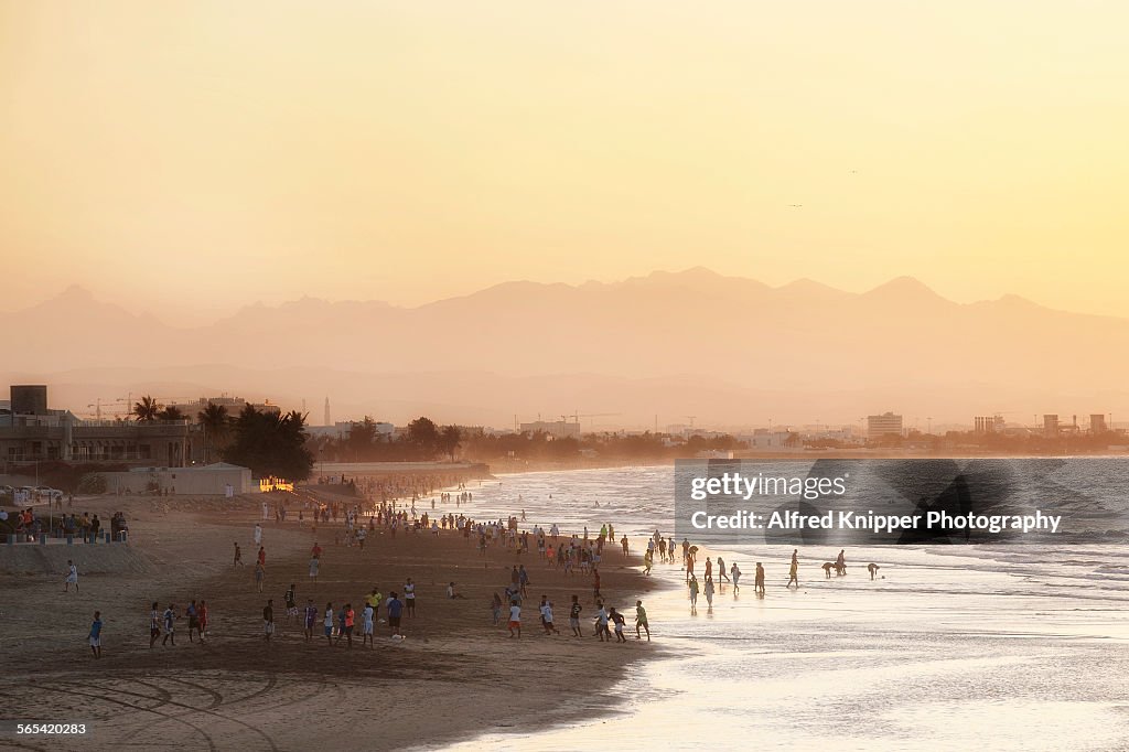 Qurm Beach Muscat Oman