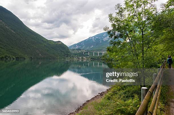 view of lago morto, vittorio veneto, treviso - morto stock pictures, royalty-free photos & images