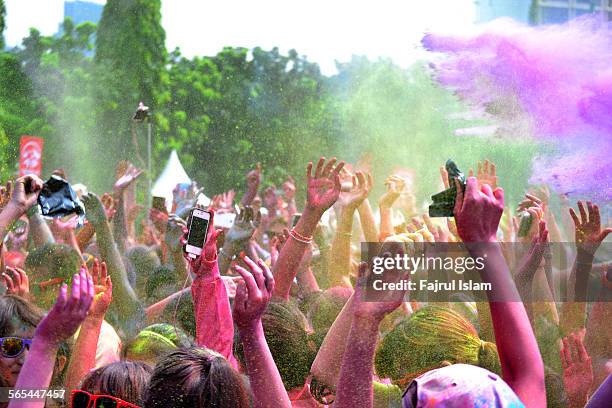 the color run - color run stock-fotos und bilder