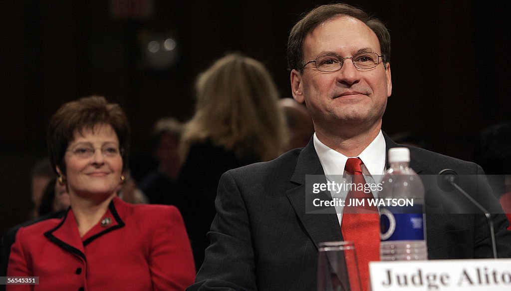 Supreme Court nominee Samuel Alito (R) a
