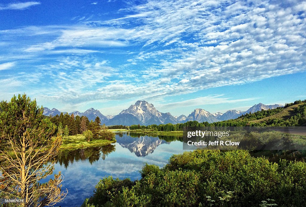 Oxbow Bend clouds
