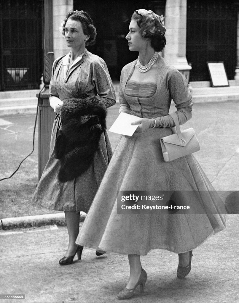 La Princesse Margaret et la Duchesse de Gloucester