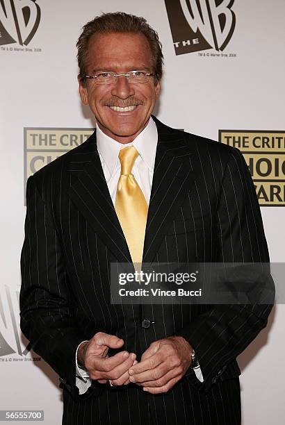 Television personality Pat O'Brien arrives at the 11th Annual Critics' Choice Awards held at the Santa Monica Civic Auditorium on January 9, 2006 in...