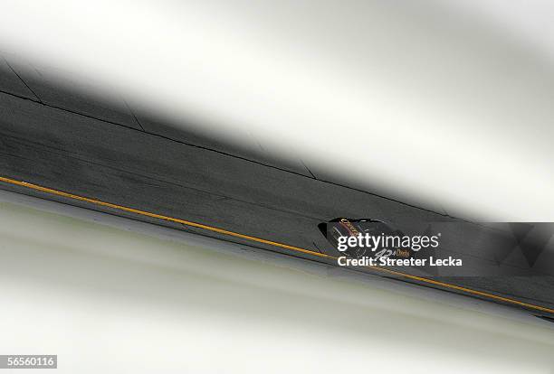 Bobby Labonte, driver of the Cheerios Dodge, during NASCAR Nextel Cup Series January Testing on January 10, 2006 at Daytona International Speedway in...