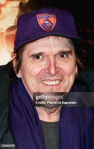 French Director Jean-Marie Poire poses as he arrives to attend the premiere of the film "Bandidas" on January 10, 2006 in Paris, France.