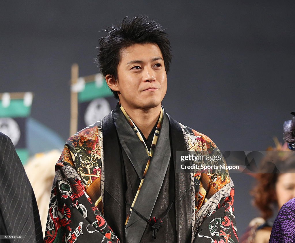 Shun Oguri Attends Preview Screening In Tokyo