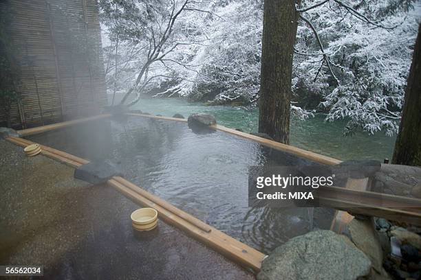 hot springs, yamanaka, ishikawa, japan - hot spring 個照片及圖片檔