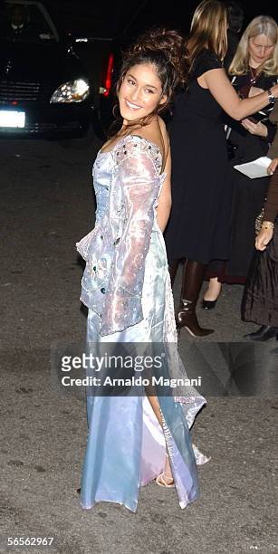 Actress Q'orianka Kilcher, winner of the "Breakthrough Performance Actress" award attends the 2005 National Board of Review of Motion Pictures Awards...