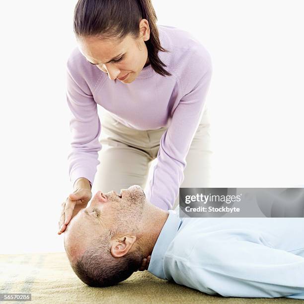 Woman Cpr Cpr On Woman Photos and Premium High Res Pictures - Getty Images
