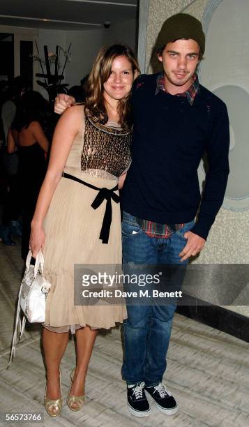 Katie Sumner and her brother Jake Sumner attend the after show party following the UK premiere of "Memoirs Of A Geisha," at Nobu on January 11, 2006...