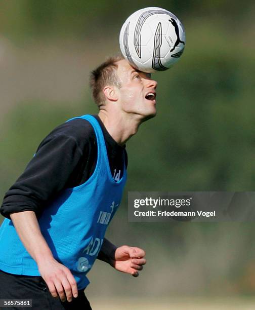 David Jarolim in action during the Hamburger SV training camp on January 12, 2006 in La Manga near Cartagena, Spain.