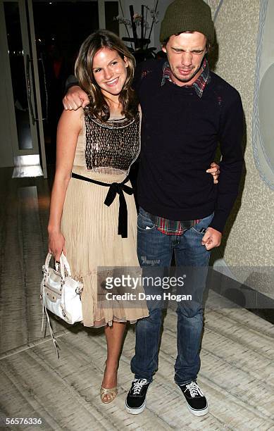 Katie Sumner and Jake Sumner attend the after show party following the UK Premiere of "Memoirs Of A Geisha," at Nobu on January 11, 2006 in London,...