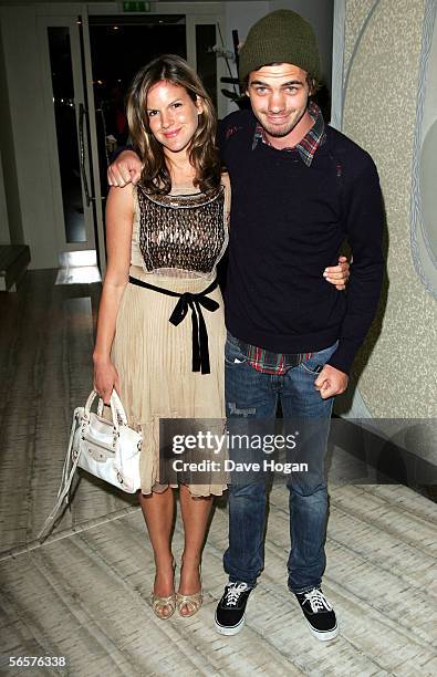 Katie Sumner and Jake Sumner attend the after show party following the UK Premiere of "Memoirs Of A Geisha," at Nobu on January 11, 2006 in London,...