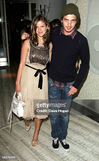 Katie Sumner and Jake Sumner attend the after show party following the UK Premiere of "Memoirs Of A Geisha," at Nobu on January 11, 2006 in London,...
