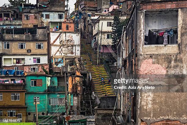 favela, rio de janeiro, brazil - slum stock pictures, royalty-free photos & images