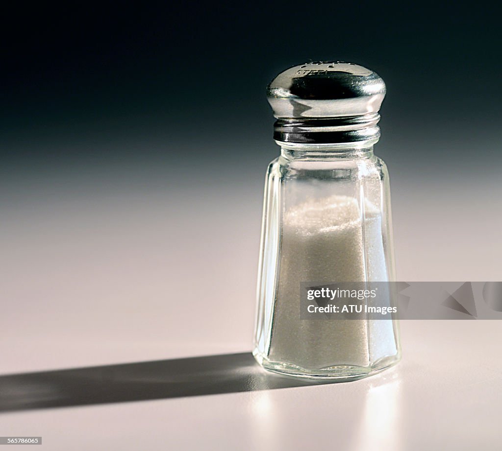 Salt shaker with shadow