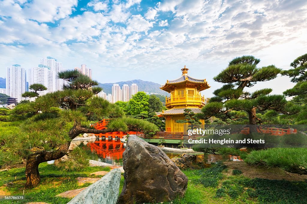 Pagoda, Nan Lian Garden, Diamond Hill, Hong Kong, China