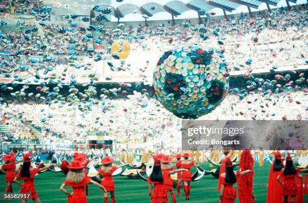 Opening Ceremony for the 1990 World Cup at the Guiseppe Meazza Stadium on June 09 in Milan, Italy.