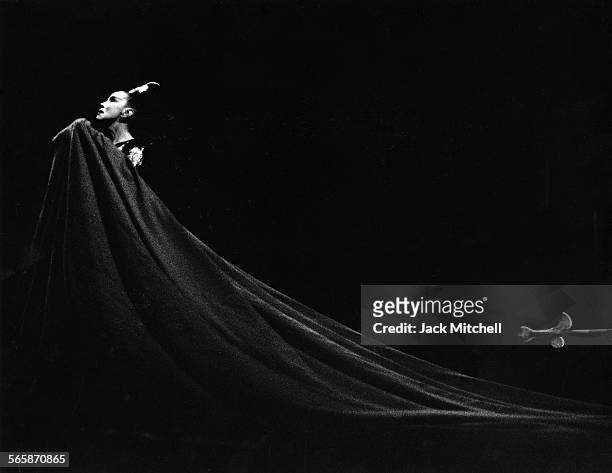 Martha Graham performing "Clytemnestra", 1966. Photo by Jack Mitchell/Getty Images.