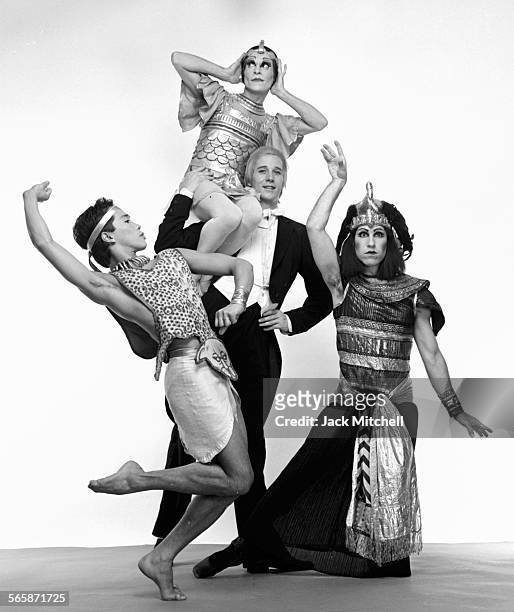 All Male Ballet troup Les Ballets Trockadero de Monte Carlo, 1983. Photo by Jack Mitchell/Getty Images.